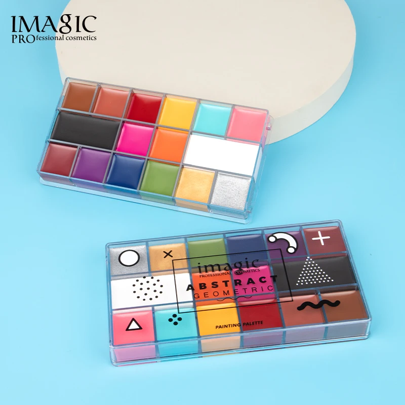 16-color Easy To Apply Vibrant Colors Professional Bestseller Safe For Skin Trending Watercolor Face Painting Kit Face Painting