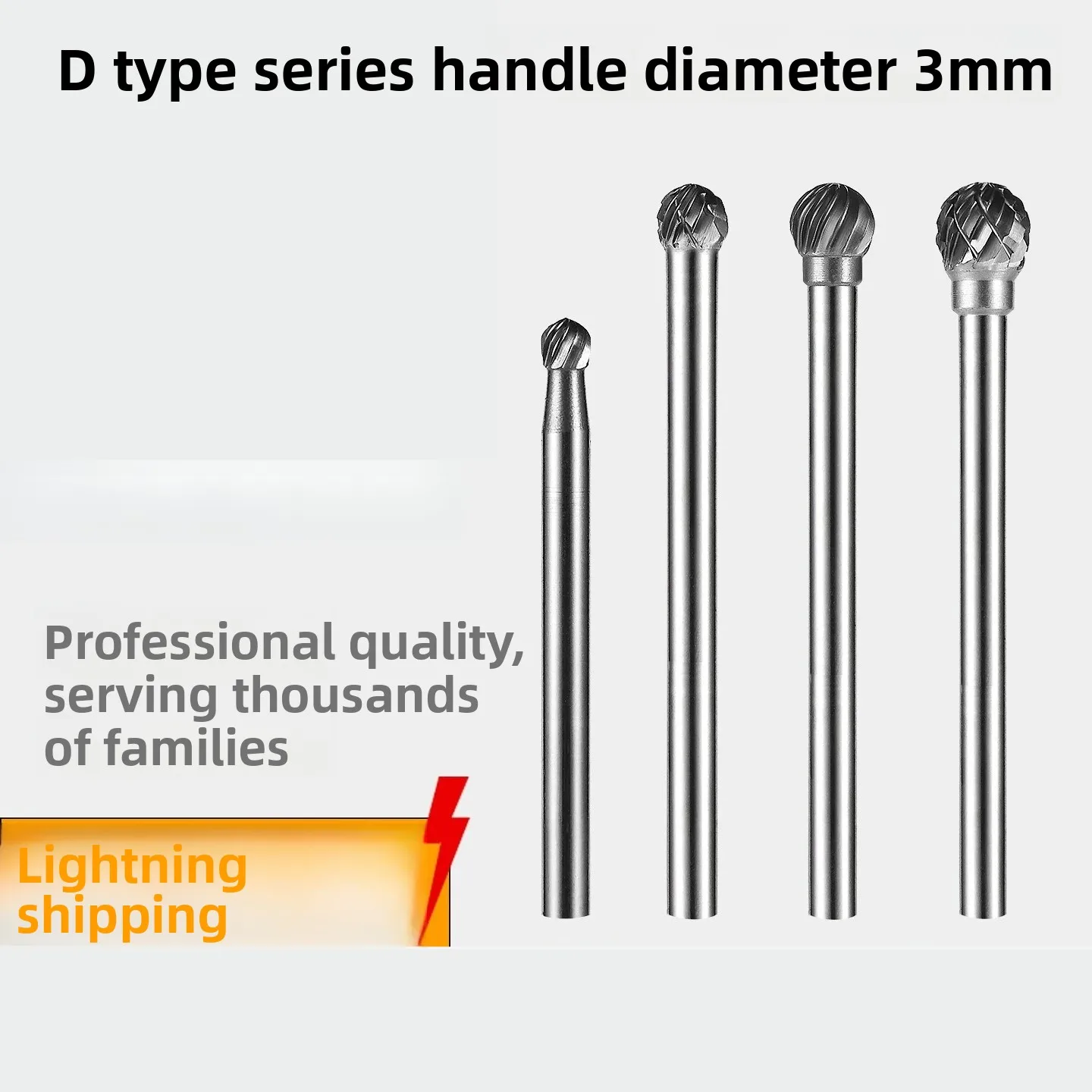 Carbide Rotary File Metal Grinding Head / Ball Type D2 D3 D4 D5 D6 D0605M03 Golden Eagle Ball