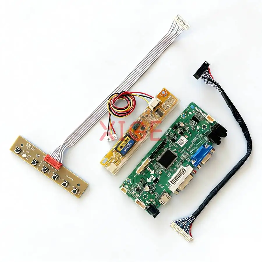 

Matrix Controller Drive Board Fit QD14XL19 QD14XL07 QD14XL12 QD14XL20 1024*768 LVDS 30-Pins 1024x768 HDMI+DVI+VGA 1-CCFL DIY Kit