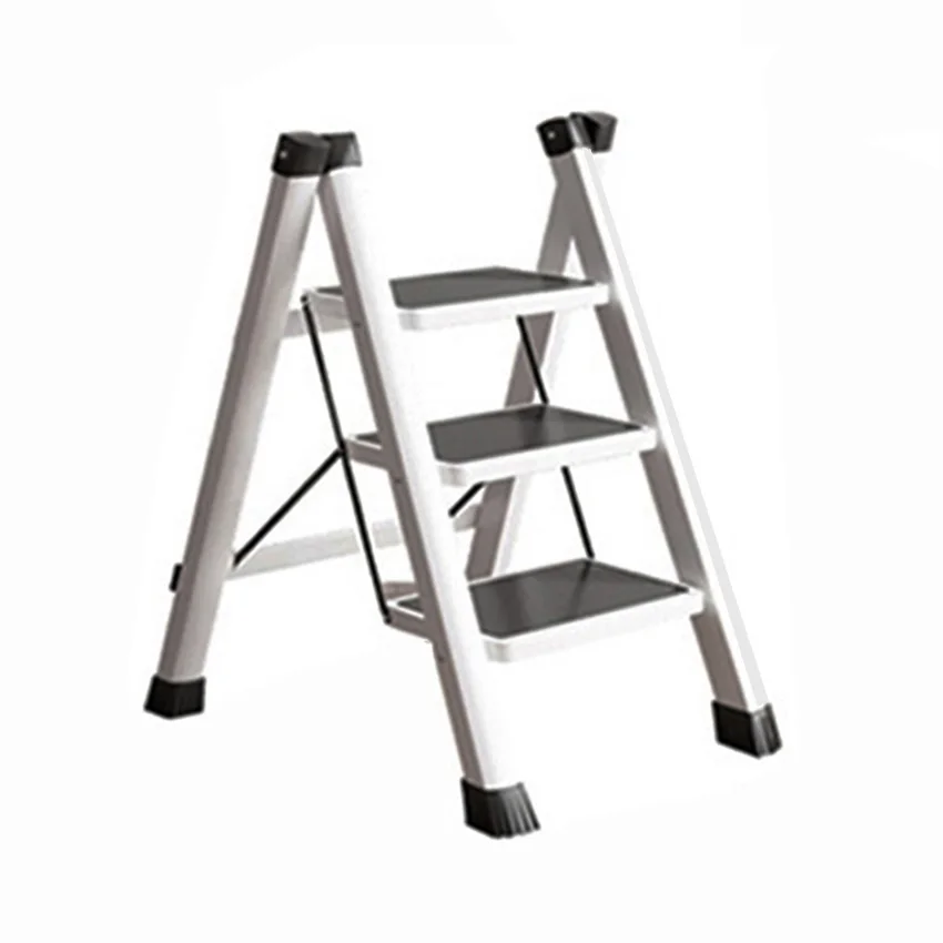 Multifunctional Folding Ladder 2/3 Foldable House Ladder Protable Ladder Stable Household Step Stool Storage Shelf For Home