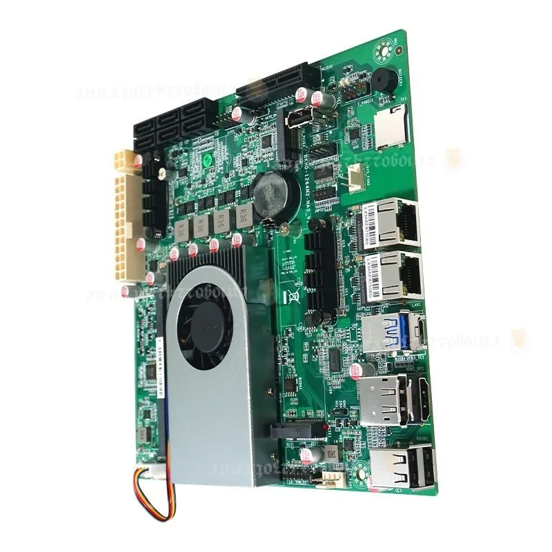 N100 Low Power ITX Motherboard Industrial Computer 6-Bay 4-LAN Soft Router NAS Storage Server 12Th Gen N150 view 3