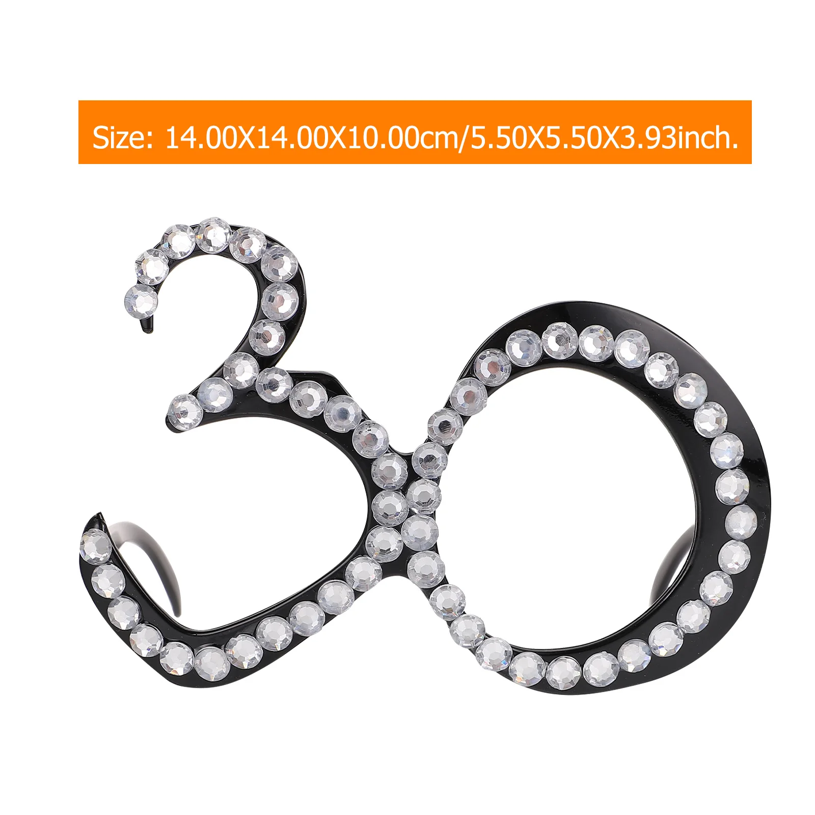 Gafas con números de cumpleaños, Material de Pc, divertidas gafas de sol con números de cristal para fiesta, cumpleaños, Carnaval, accesorios de rendimiento