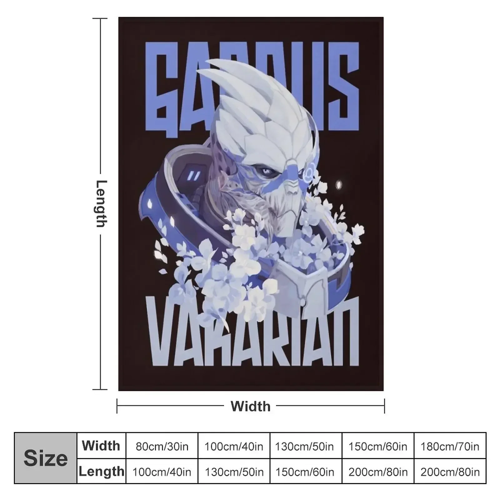 GARRUS VAKARIAN Classic Throw Blanket heavy to sleep Polar Luxury Designer Nap Hairy Blankets
