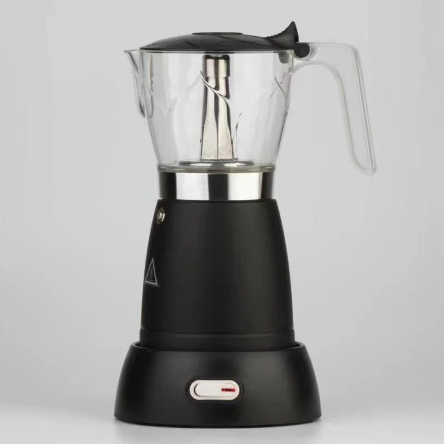 Caffettiera elettrica in alluminio per caffè espresso italiano Moka