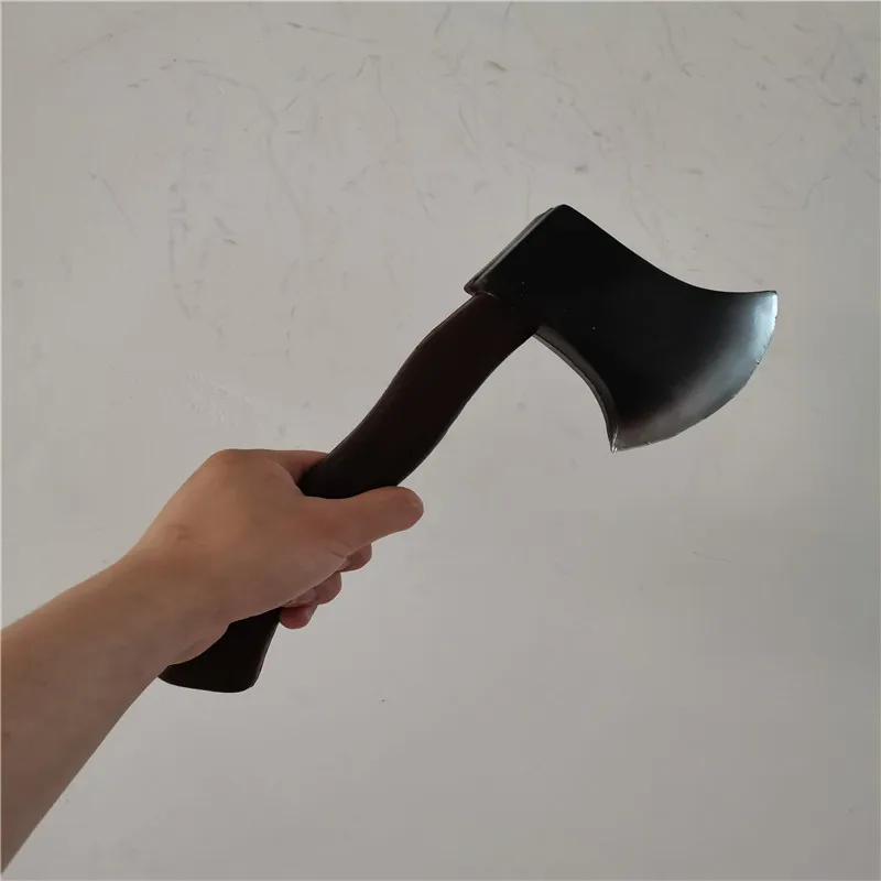 Topór taktyczny dla dzieci Axe odkryty polowanie Camping Survival gry seksowne Anime Movie Cosplay Axe broń Role Playing rekwizyty PU zabawka 28cm