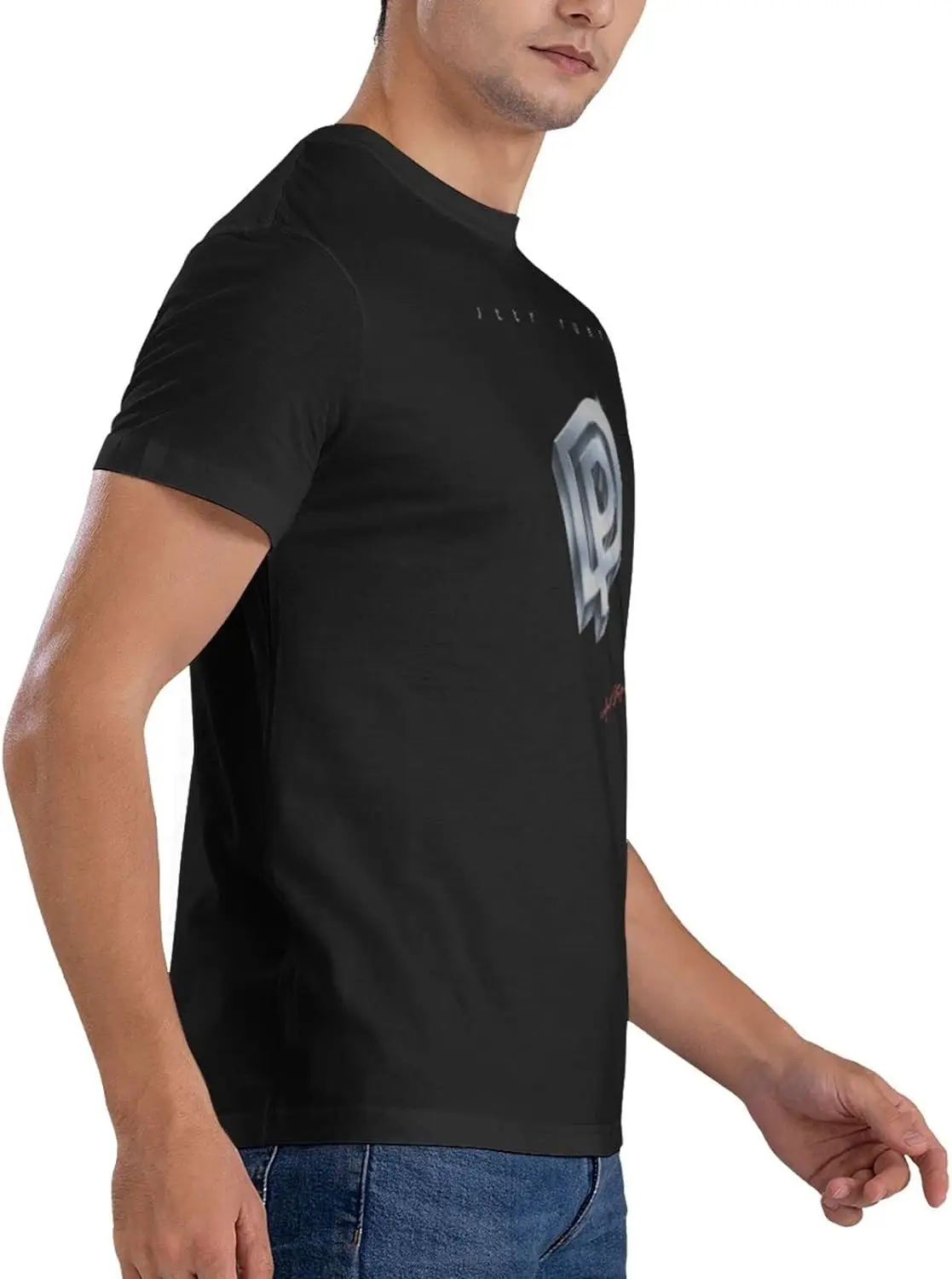 Men T Shirts Crewneck Short Sleeve Tops Novelty Custom Tees Clothes