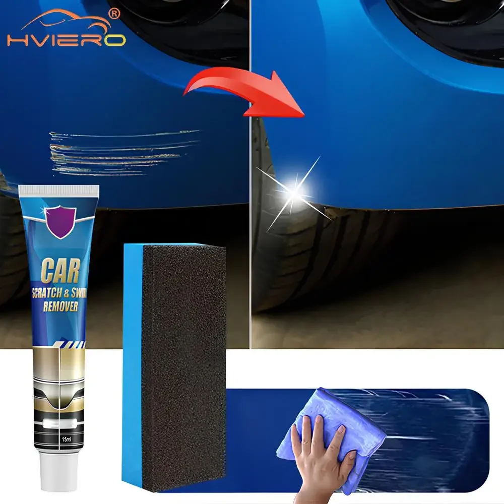 1Pc 15ml Car Scratch Auto Swirl Restoration Repair Tools Es Polishing Wax Anti Paint Care Accessories Renovate Curing Universal