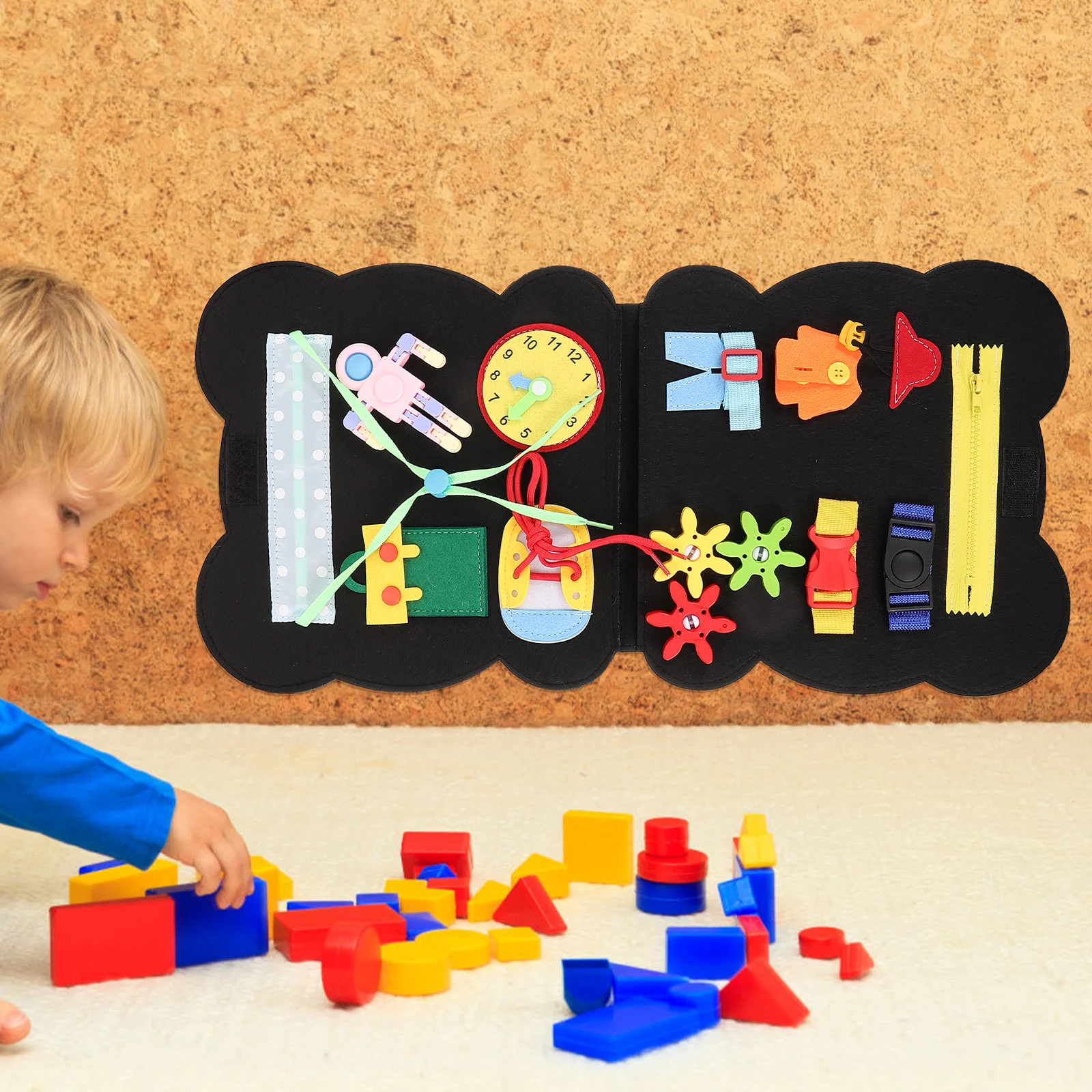 

Toys for Babies Panda Felt Busy Montessori Toddler Boards Toddlers Music