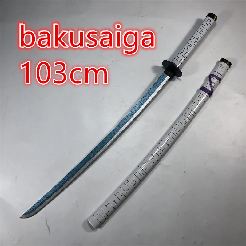 Épée de Samouraï Bakusaiga en PU de 103cm, Accessoire de Cosplay, Couteau de Ninja, Jouet d'Anime