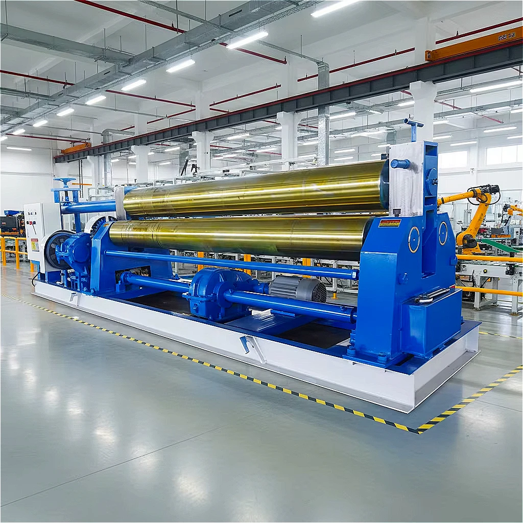 Automatic Plate Rolling Machine CNC Hydraulic Plate Roll Thickness Capacity Cone Rolling Cylindrical Curve Steel Plate Forming