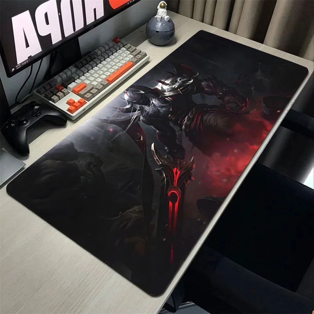 Blood Moon Aatrox League Of Legends Mousepad Mouse Mat Desk Mat With Pad Gaming Accessories Prime Gaming XXL Keyboard Pad