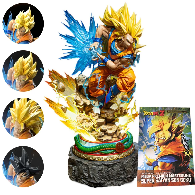 Prime 1 Studio & MegaHouse P1S 1/4 Son Goku Resin Statue Dragon Ball Z Anime Model Action Figure Mowangfang GK Figurine Toy