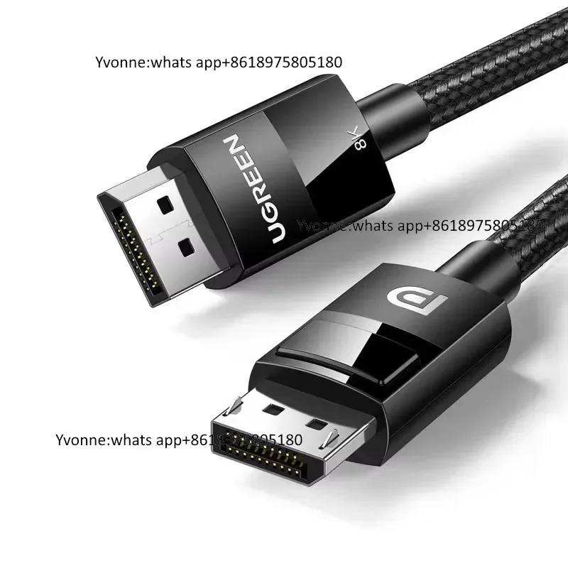 DP114 8K High Clear DP Cable Male to Male Extension DP 1.4 3FT 6FT Cable Displayport to Displayport Cable for TV PC