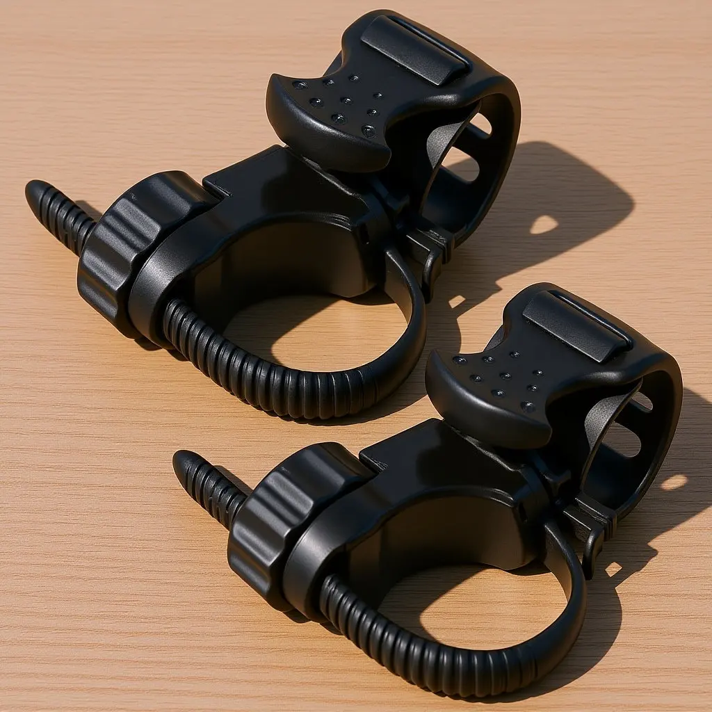 2Pcs Cane Holder Rubber Crutch Holder Wheelchair Cane Rack for Electric Scooter Mobility Scooter Crutch Bracket Wheelchair