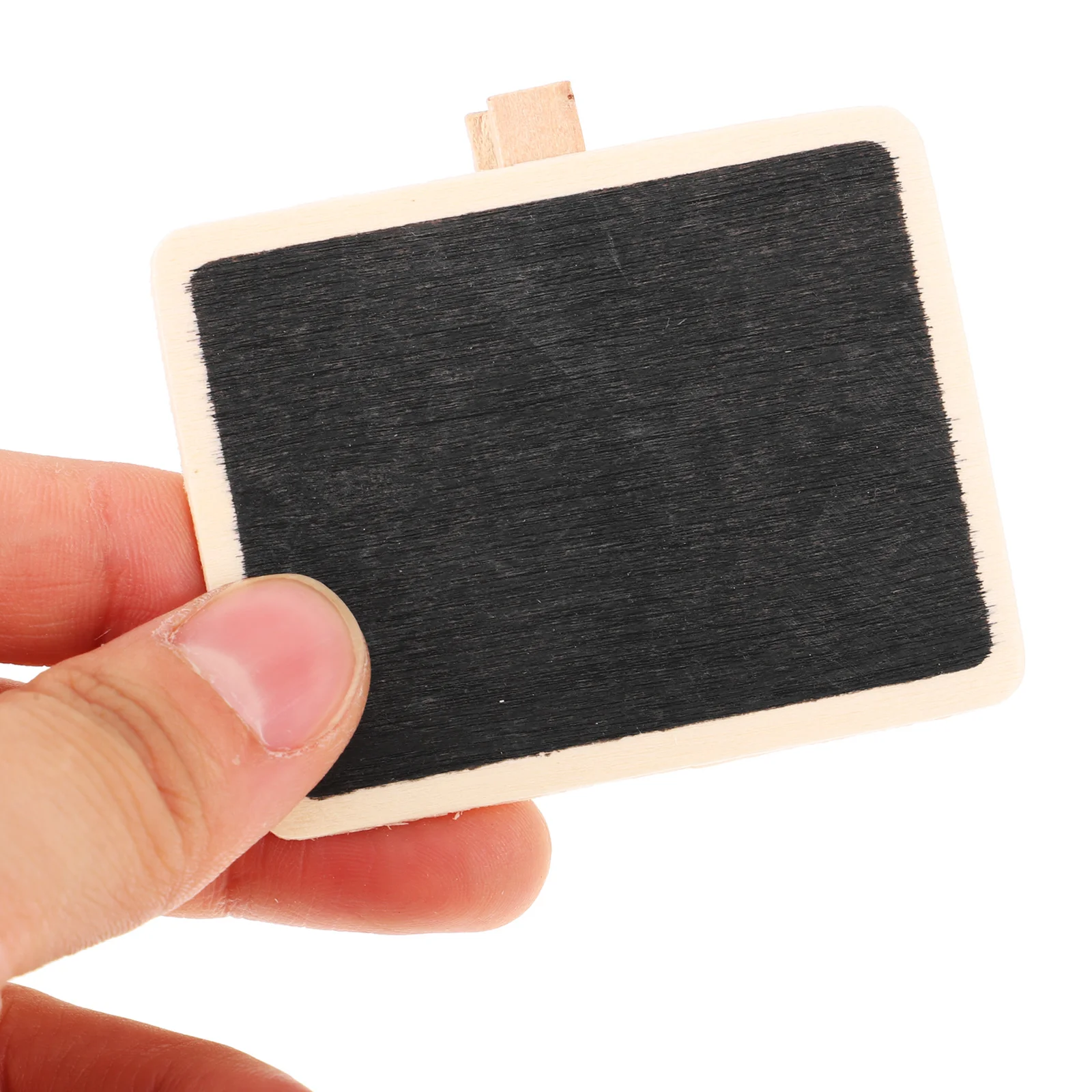 10Pcs Message Board Clips Creative Mini Note Holder for Memos Photos Cards Desktop Organizer Small Blackboard Clip Functional