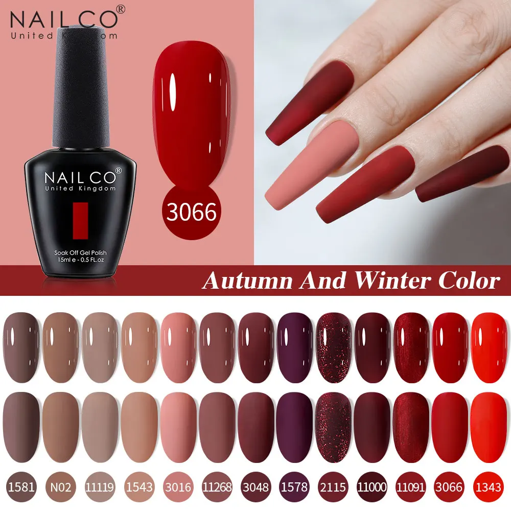 Nailco 15ml unha arte gel polonês vernis semi permanente uv embeber fora verniz gel polonês manicure base superior casaco design híbrido