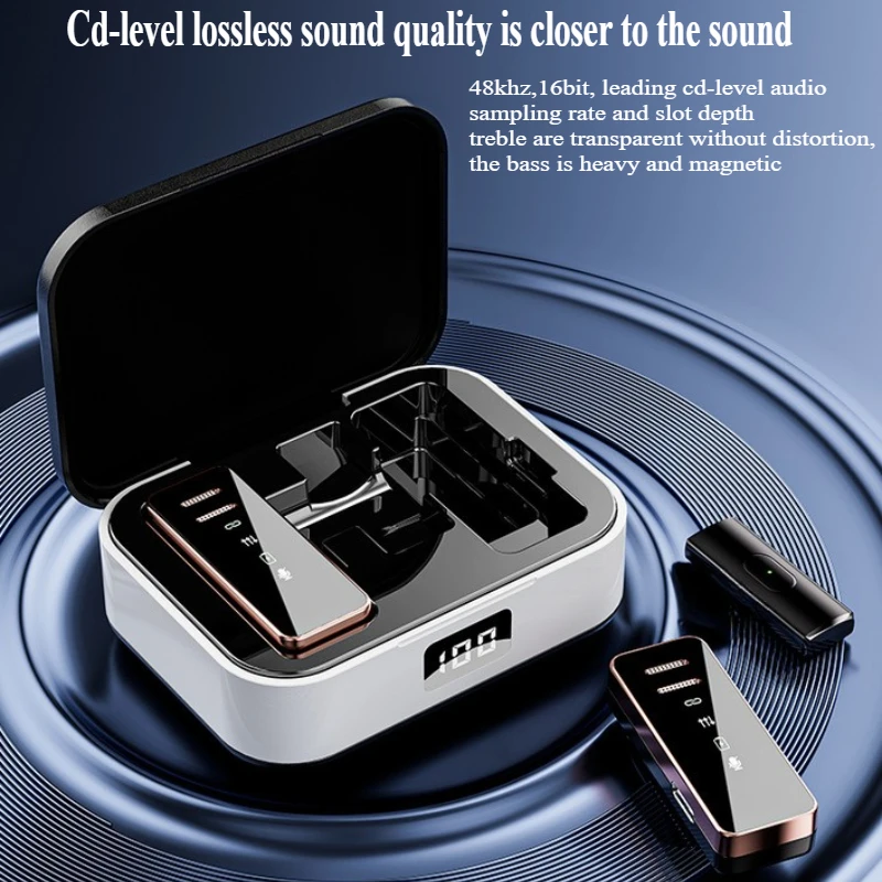 Professional Lavalier Microphone Live Receiving Noise Cancelling Microphone Lavalier Plug Play Mic For Smartphone Android iOS