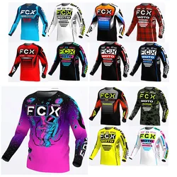 2023 Motocross Mountain Enduro Bike Clothing Bicycle Moto Downhill T-shirt rangerFox Women Men Cycling Jersey MTB Shirts BMX