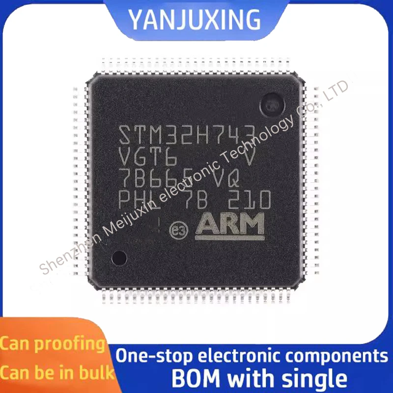 1pcs/lot STM32H743VGT6 STM32H743 743VGT6 LQFP100 Microcontroller chip