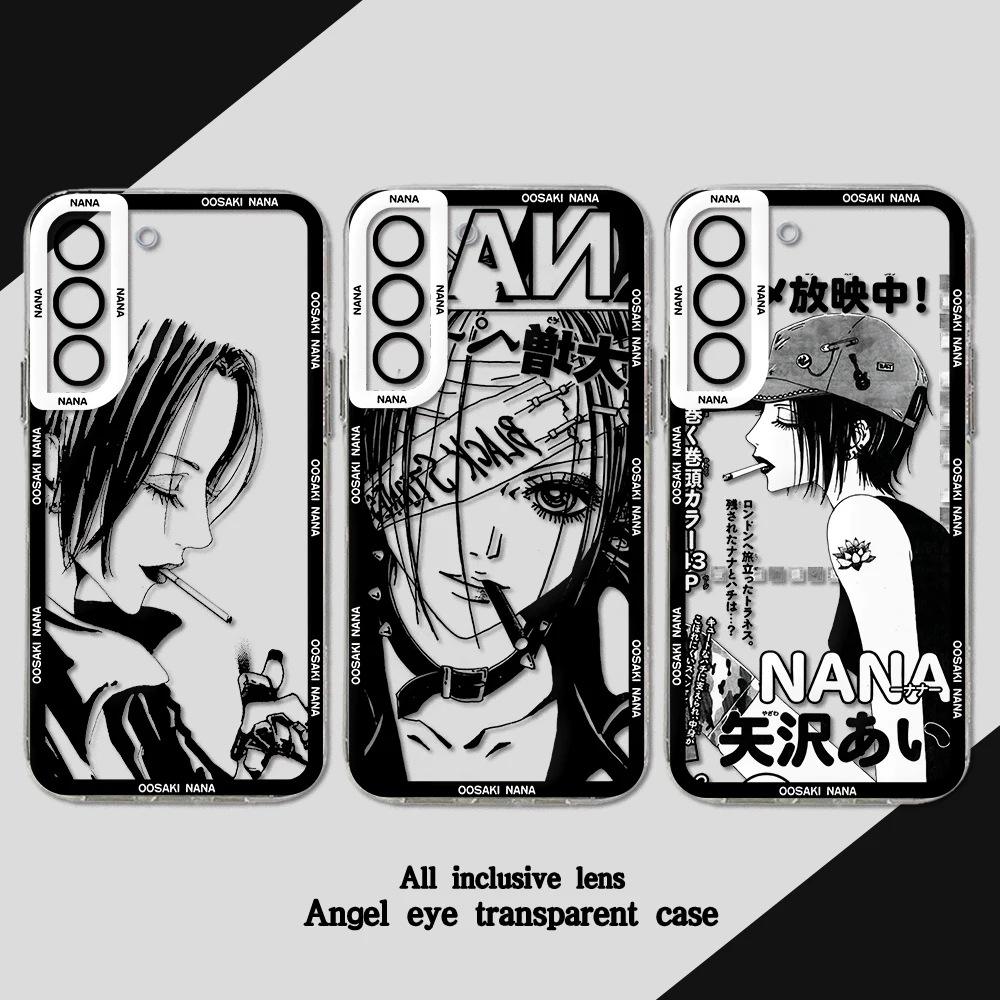 Anime Oosaki Nana Phone Case For Xiaomi Redmi Note 13 12 12C 11 10 10C 10s 9 9s 9A 9T 9C 8 7 Pro Max 4G 5G Transparent Cover