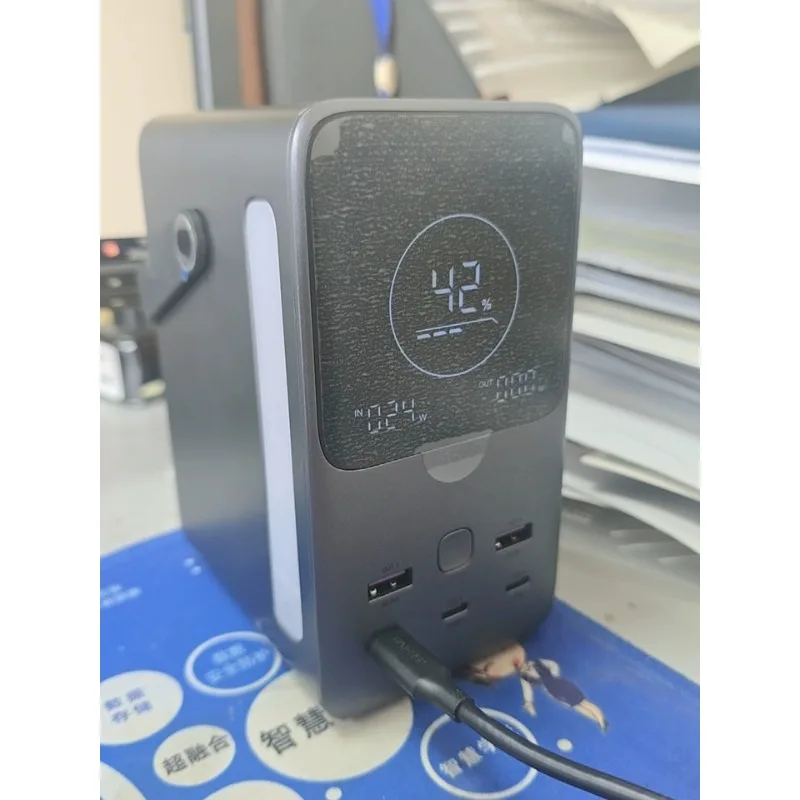 for UGREEN 300W 48000mAh Portable Fast Charging Charger Power Bank 6 in 1 Portable Led Display Power Station