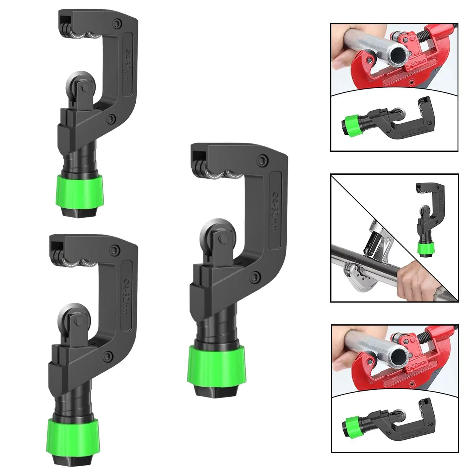 Pipe Cutter with Bearings,Compact Workshop Portable Industrial Tube Cutting Tool Tubing Cutter for Aluminum,Stainless Steel