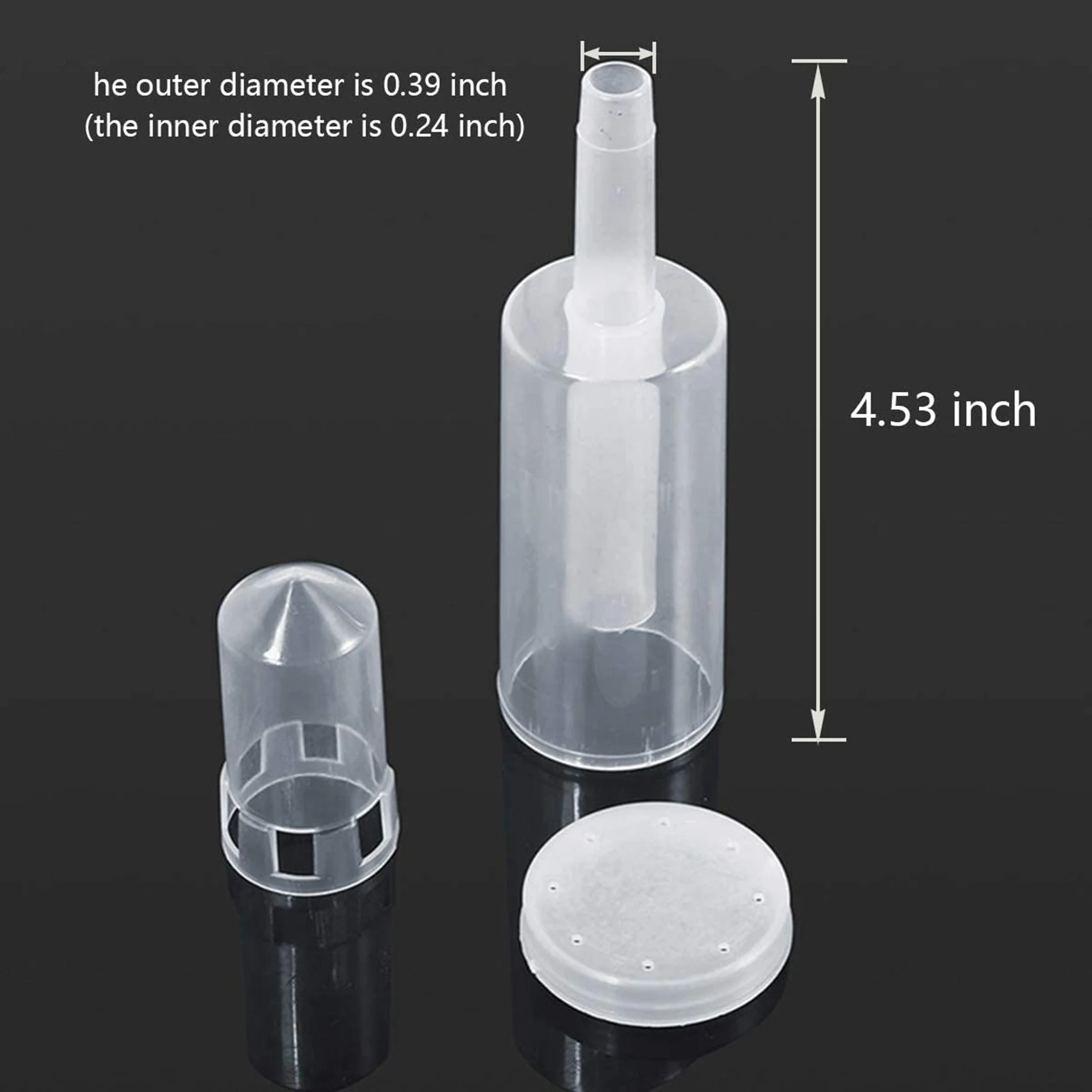 ABSE-2X Fermentation Lids Kit,Airlock For Fermentation Air Locks With Black Grommets Airlock Bubble For Beer And Wine