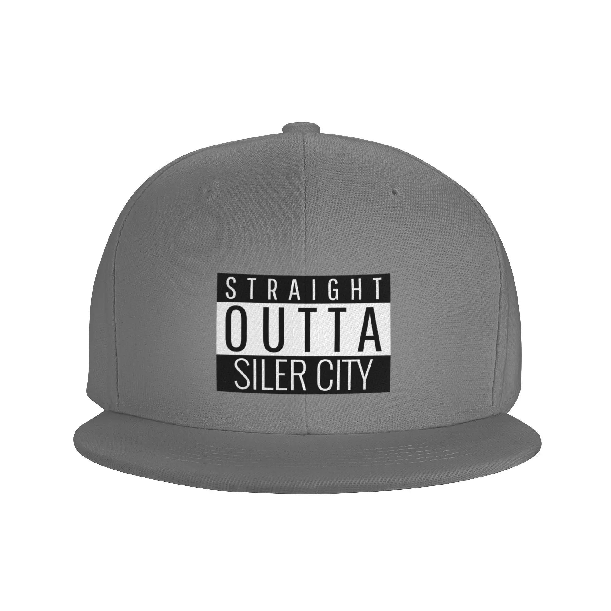 Fashion Straight Outta Siler City North Carolina Siler City NC Flat Brim Sun Hat  Unisex Style Men's Hats