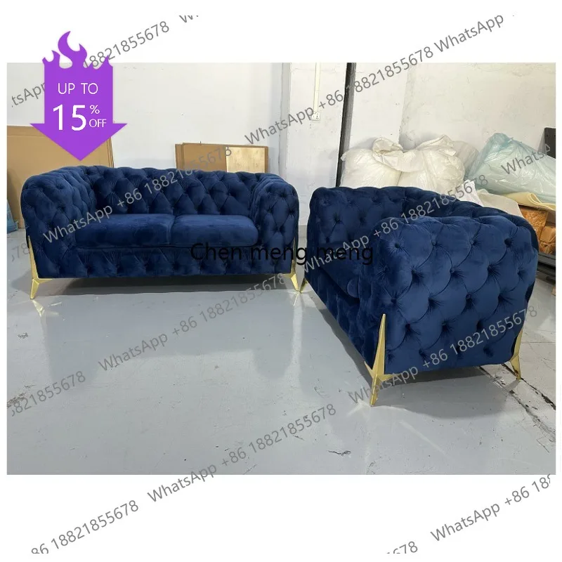 

Диван M02 для отеля, в стиле лёгкой роскоши, с ножками из нержавеющей стали, комбинированный, для дома, кофейни, клуба, лобби, обивка из вельвета.