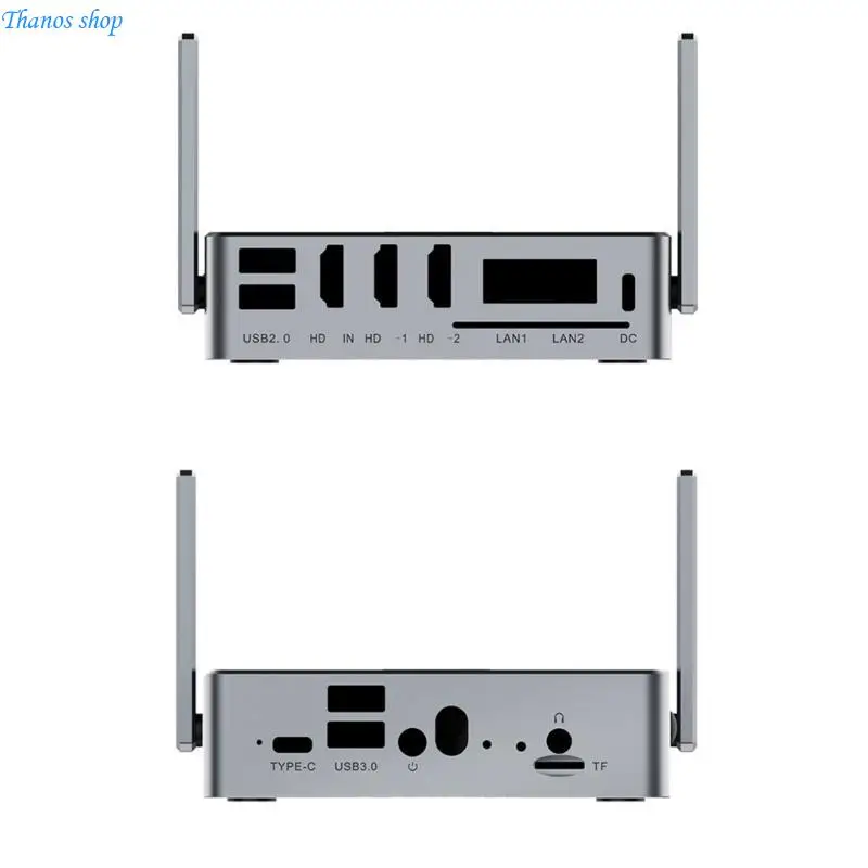 Stylish Metal Enclosure for OrangePi 5Plus Single Board Computer Cover Box Improved Heat Dissipation X37A