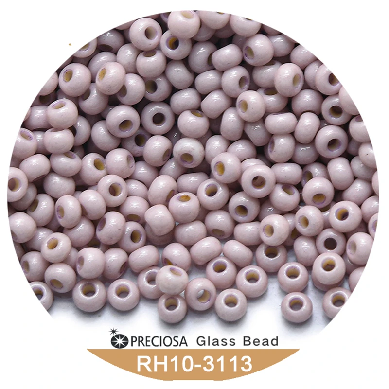 Ceco Preciosa Rocailles foro rotondo 10/0 perline 2.3 Mm 5g Charms per bracciali perline viola perline di vetro per la creazione di gioielli