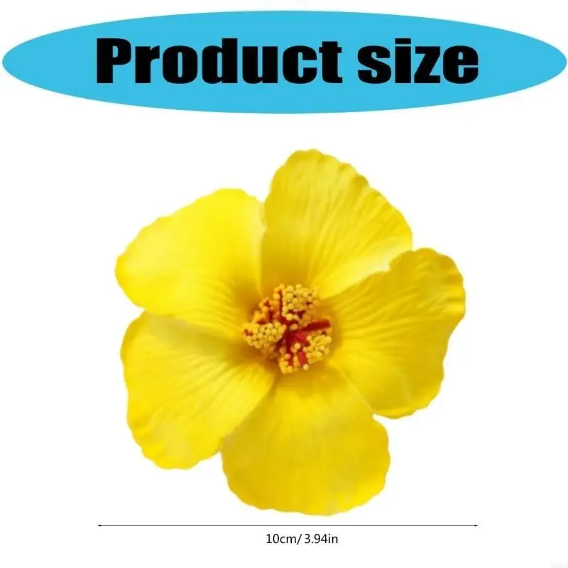 M6CD Popular Flower Hair Clip For Women and Girl Natural Looking For Beach Parties And Daily Fashion Accessories