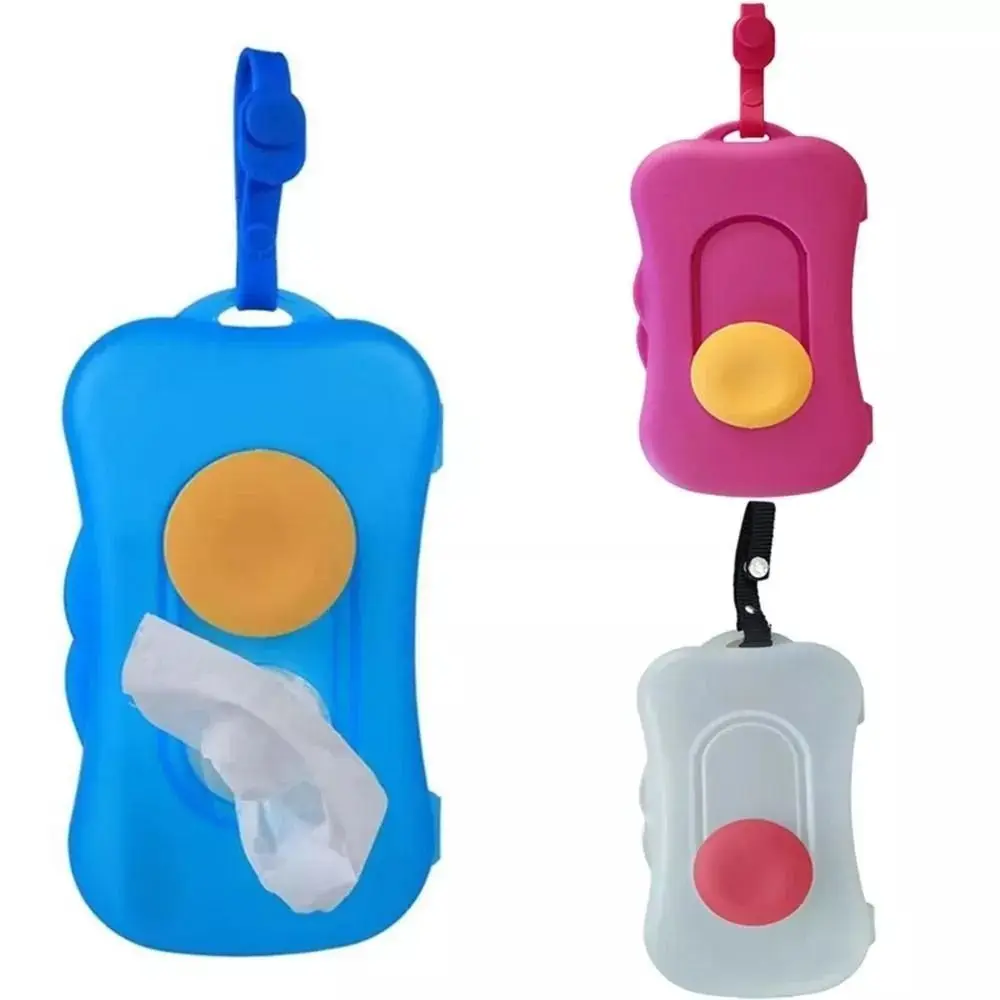 New Portable Wet Tissue Box Plastic Waterproof Wipe Carrying Case Reusable Living Room Wet Tissue Storage