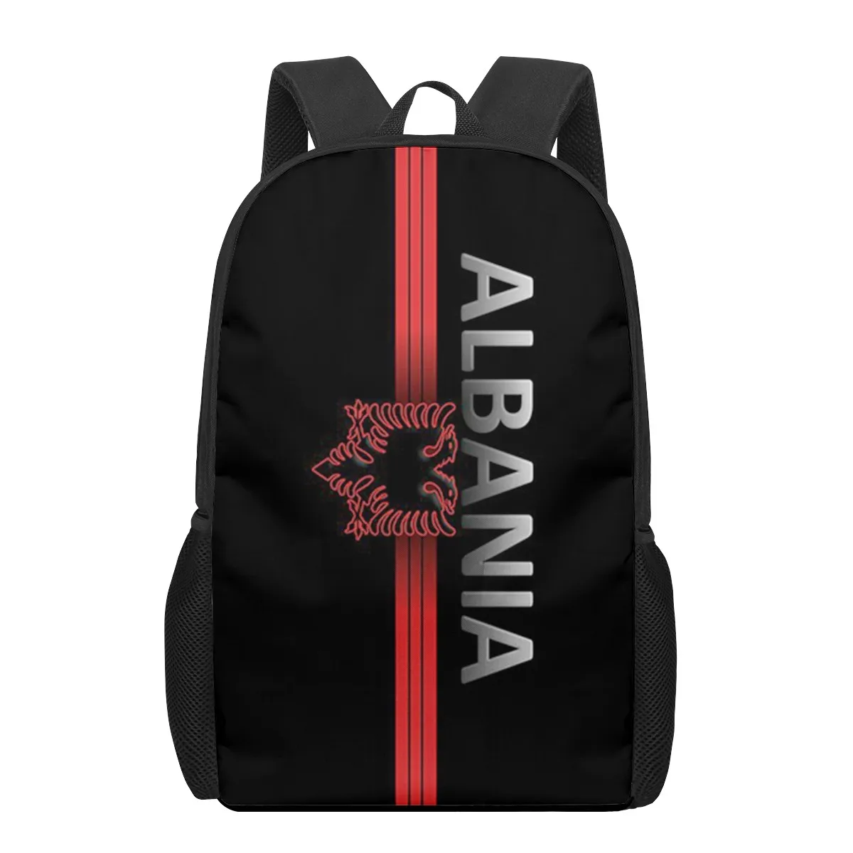 Republic of Albania tas sekolah bendera untuk balita cetak ransel anak-anak tas sekolah remaja tas buku anak laki-laki perempuan tas bepergian Wanita Pria