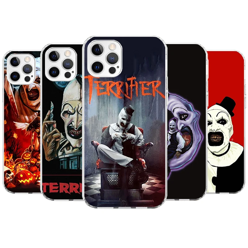 Horror Movie Terrifier Phone Case For Apple iPhone 11 12 13 14 15 16 Pro Max 7 X XS 8 Plus + Mini SE Customized Print Soft Cover