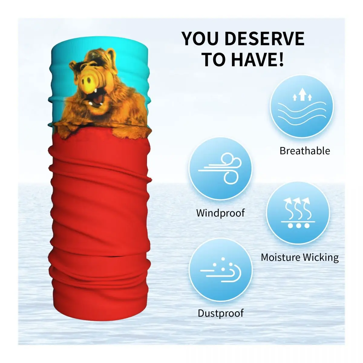 مضحك ألف باندانا الرقبة الجراب يندبروف الوجه وشاح غطاء الرجال النساء الغريبة الحياة شكل الخيال العلمي تلفزيون عرض عقال أنبوب بالاكلافا #3