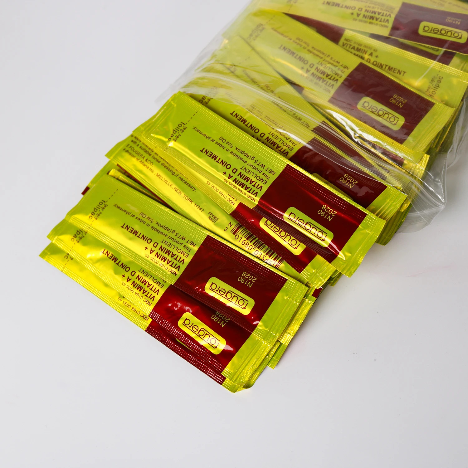 10/20/30/40/50/100 قطعة كريم الرعاية اللاحقة للوشم Fougera فيتامين مرهم مكافحة ندبة شفاء إصلاح كريم جل لوازم العناية بالوشم