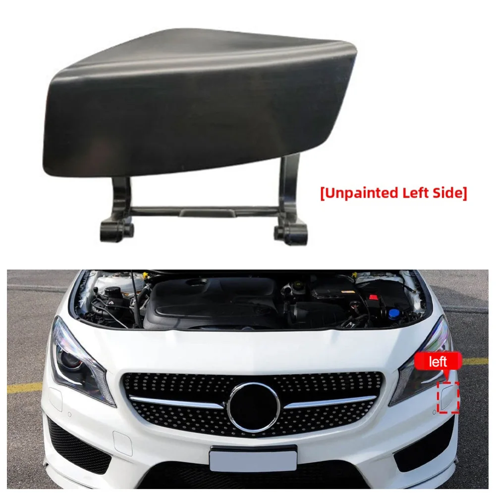 For Mercedes C117 Headlight Washer Cap For Mercedes Headlight Repair Black Matte Right Tailored Fit Robust Construction