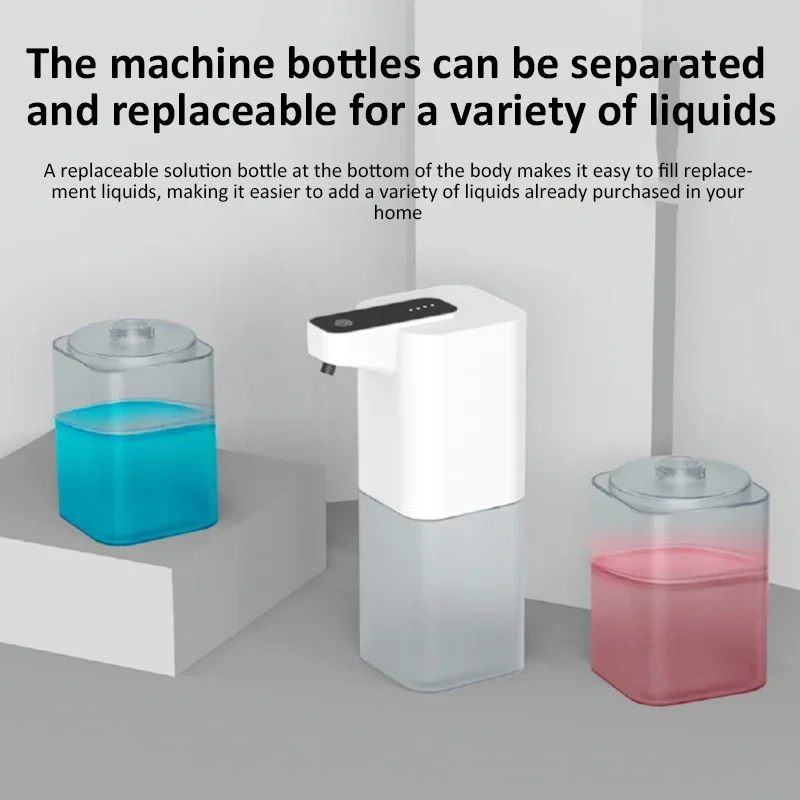 Automatic Inductive Soap Dispenser, Touchless Hand Sanitizer, USB Charging, Smart Hand Washing Machine, Home Use