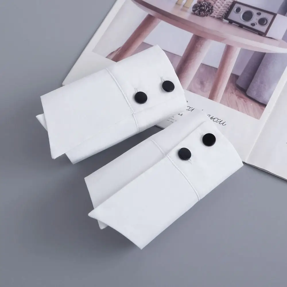 طبقة مزدوجة الدانتيل الأصفاد وهمية زهرة مطوي القرن الأصفاد الديكور كل مباراة البولكا نقطة مرونة كم الأصفاد سترة الزخرفية #3