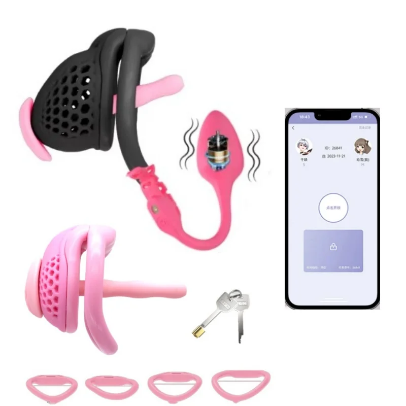 خلية العفة قفص مع القسطرة مع تهتز المكونات الشرج الذكور عبودية قفص القضيب سيسي مثلي الجنس الامتناع عن ممارسة الجنس الكبار المثيرة الجنس لعب sex Oletupiupi