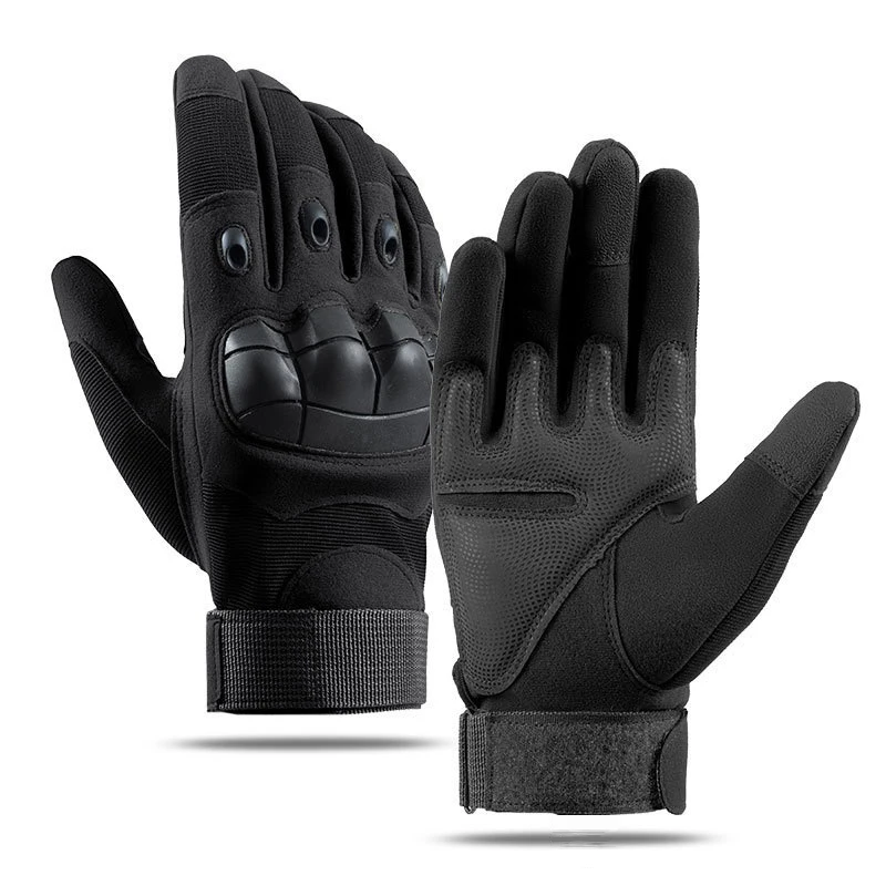 Cycling Tactical Gloves Men Women Full Finger Knuckle Shell Protective Touchscreen Airsoft Motorcycle Hiking Anti-Slip Gloves