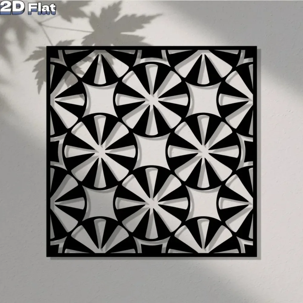Brand Circular Sunburst Metal Wall Art Weather-Resistant Iron Sculpture Dynamic Abstract Indoor Outdoor Home Decor Gift