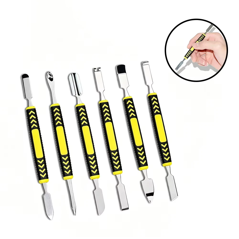 Hardened Claw Nail Double Headed Pry Bar Disassembly Battery Screen Frame Flat Pry Bar Injection Molding Repair Tool