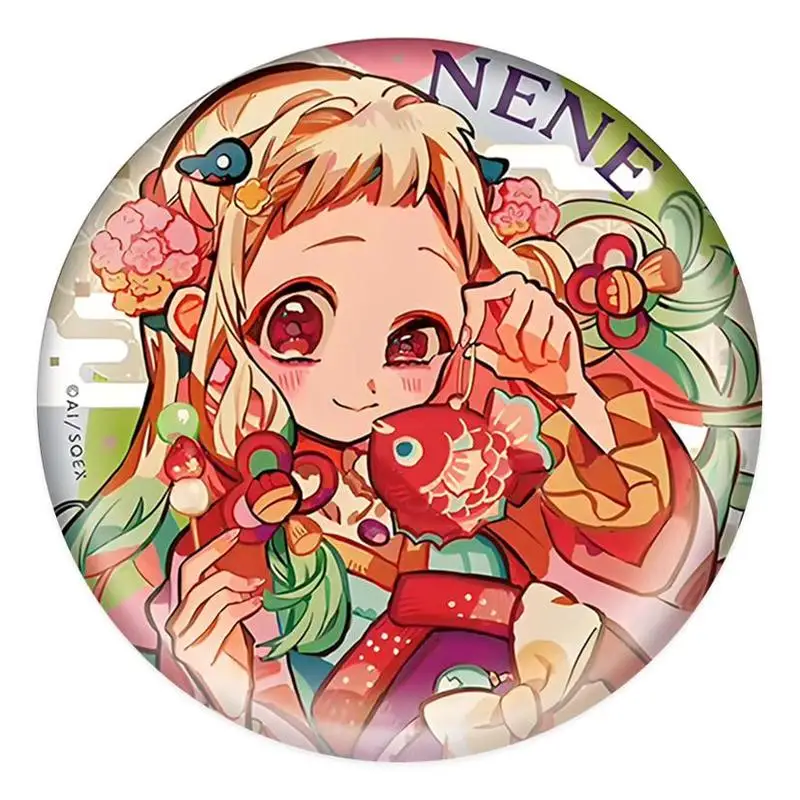 Japan'S Super Popular Cartoon Hanako Jun 10th Anniversary Series Badge, With High Value, Exquisite Brooch And Girlish Feeling