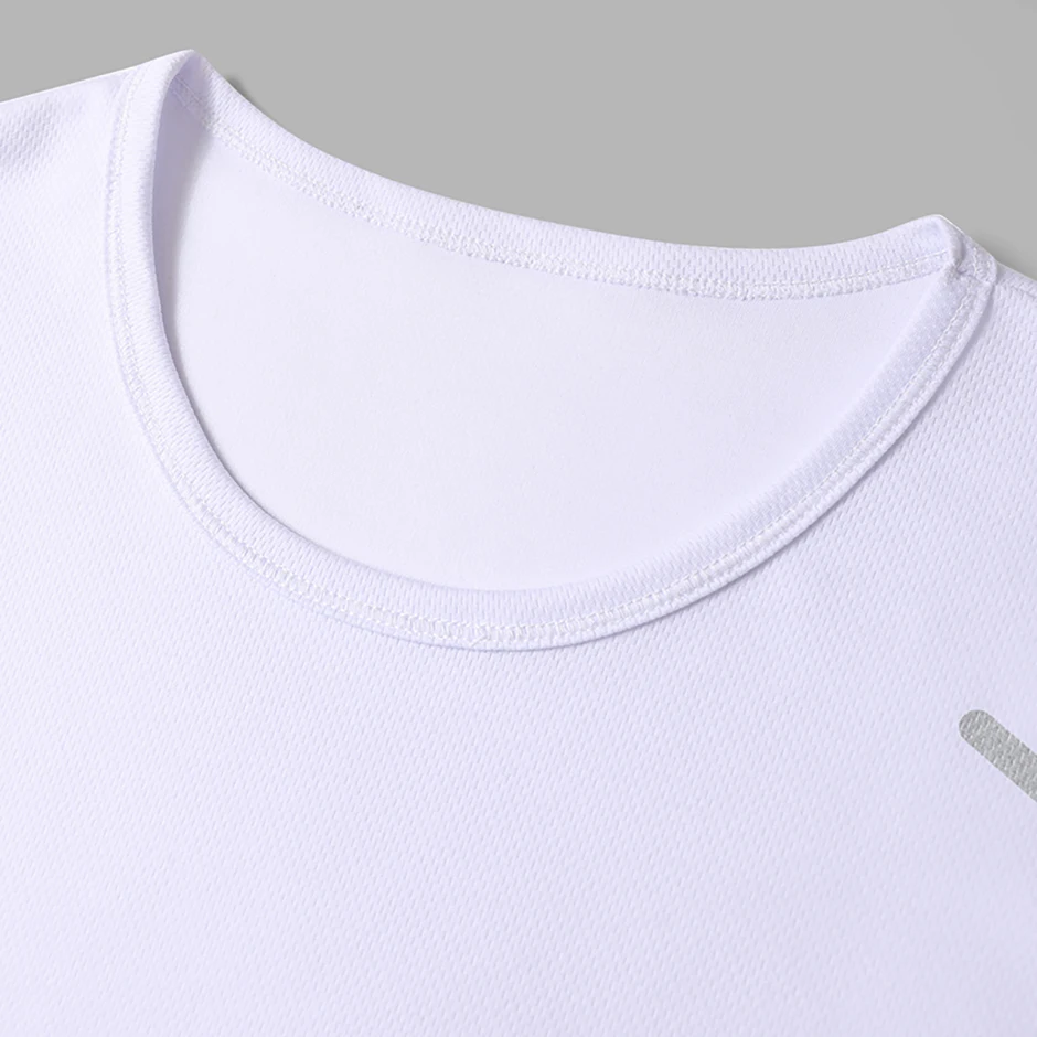 4/1 Pcs Men's Summer Multicolor Quick-drying Sports Short Sleeve Loose Breathable Fitness Running Badminton T Reflective Strip