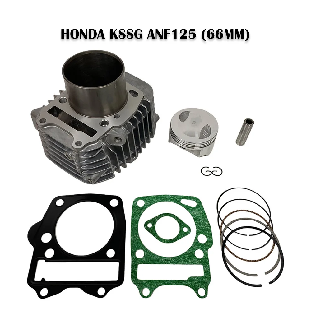 RKG Motorcycle Cylinder Piston Kit Engine Parts for Honda KSSG Wave125 XRM125 Innova ANF125 WH125 SupraX125 Complete Rebuild Set