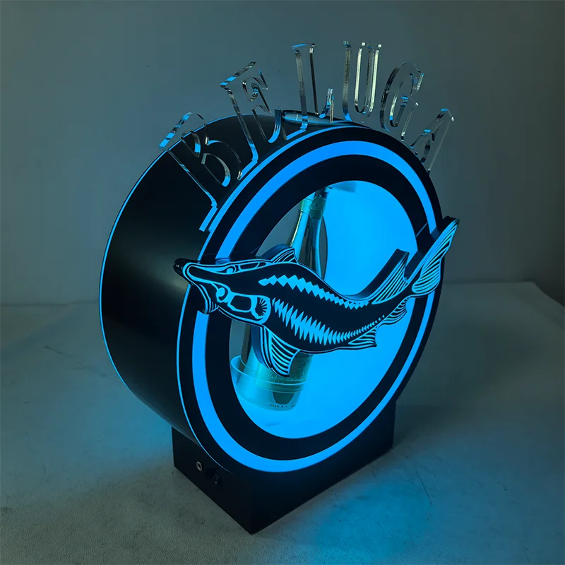 Acrylic Champagne Light Emitting Diode Bottle Presenter Glory VIP Bottle Service Presenter Nightclub Bar Display Stand