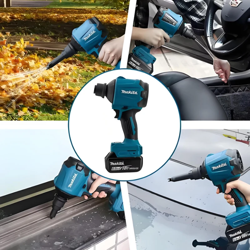 

Makita DAS180 Brushless Air Blower Cordless Air Dust Removal Gun with Nozzle 18V Multifunction Dusting Machine Inflator Tool