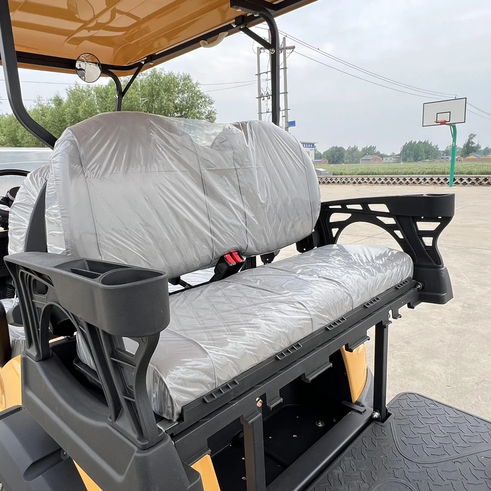 Custom High Quality Luxury Seater Color Utility Vehicle Street Legal 48/60/72V Lithium Battery 4 Seater Electric Golf Cart